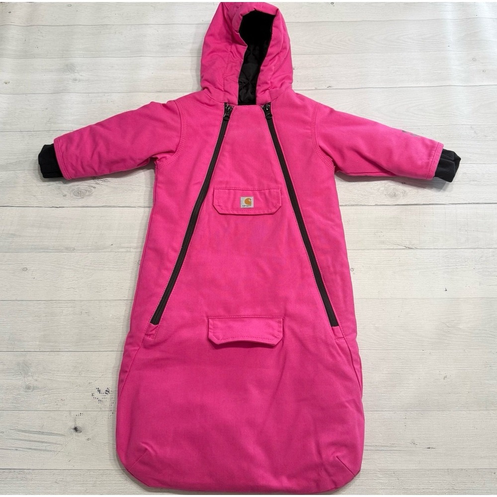 Carhartt Infant Girls Quick Duck Bunting rose pink 6‎ months
